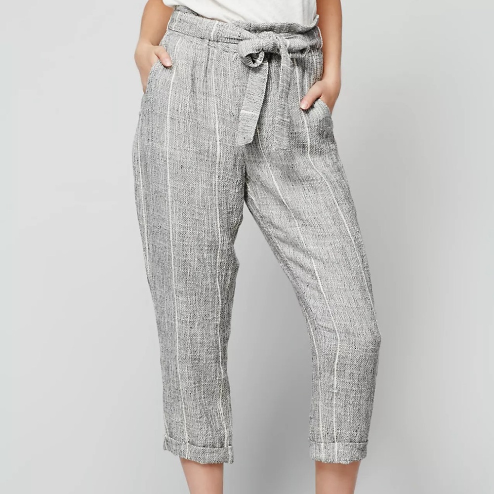 Free People Yarn Dye Paper Bag Pant